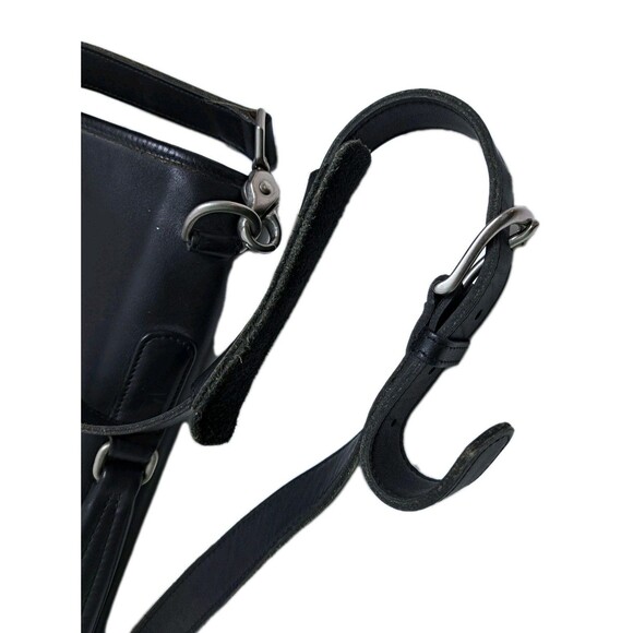 Vintage Coach Full Glove Tanned Black Leather #5328 Attaché Messenger Briefcase - Picture 5 of 14